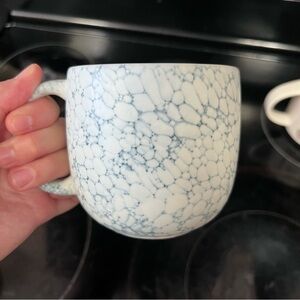 Starbucks Blue and White Ceramic Mug 14 oz